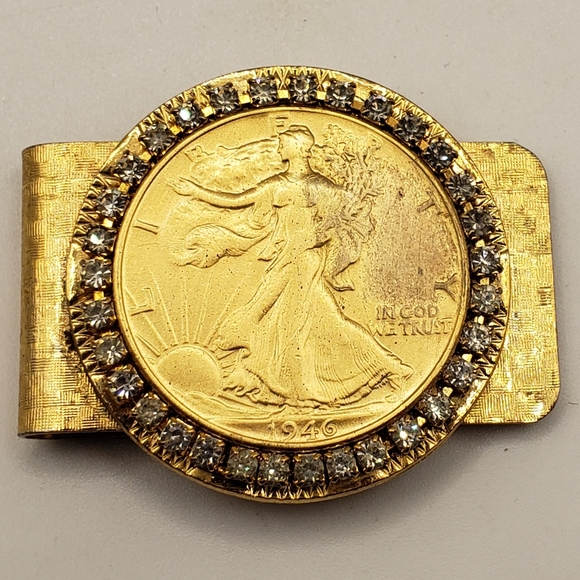 Liberty Walking Half Dollar Money Clip - Picture 6 of 7